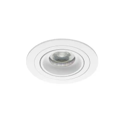 Noxion Infälld Spot Logic MR16 Lutningsbar Vit | Utskärning 80mm - GU10 Sockel