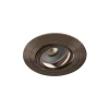 Noxion Infälld Spot Logic MR16 Lutningsbar Glänsande Bronze | 92mm - Utskärning 80mm - IP20 - Inkl. GU10 Sockel