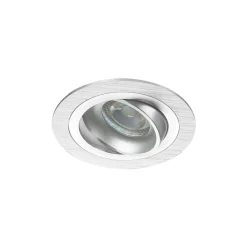 Noxion Infälld Spot Logic MR16 Lutningsbar Aluminium | Utskärning 80mm - GU10 Sockel