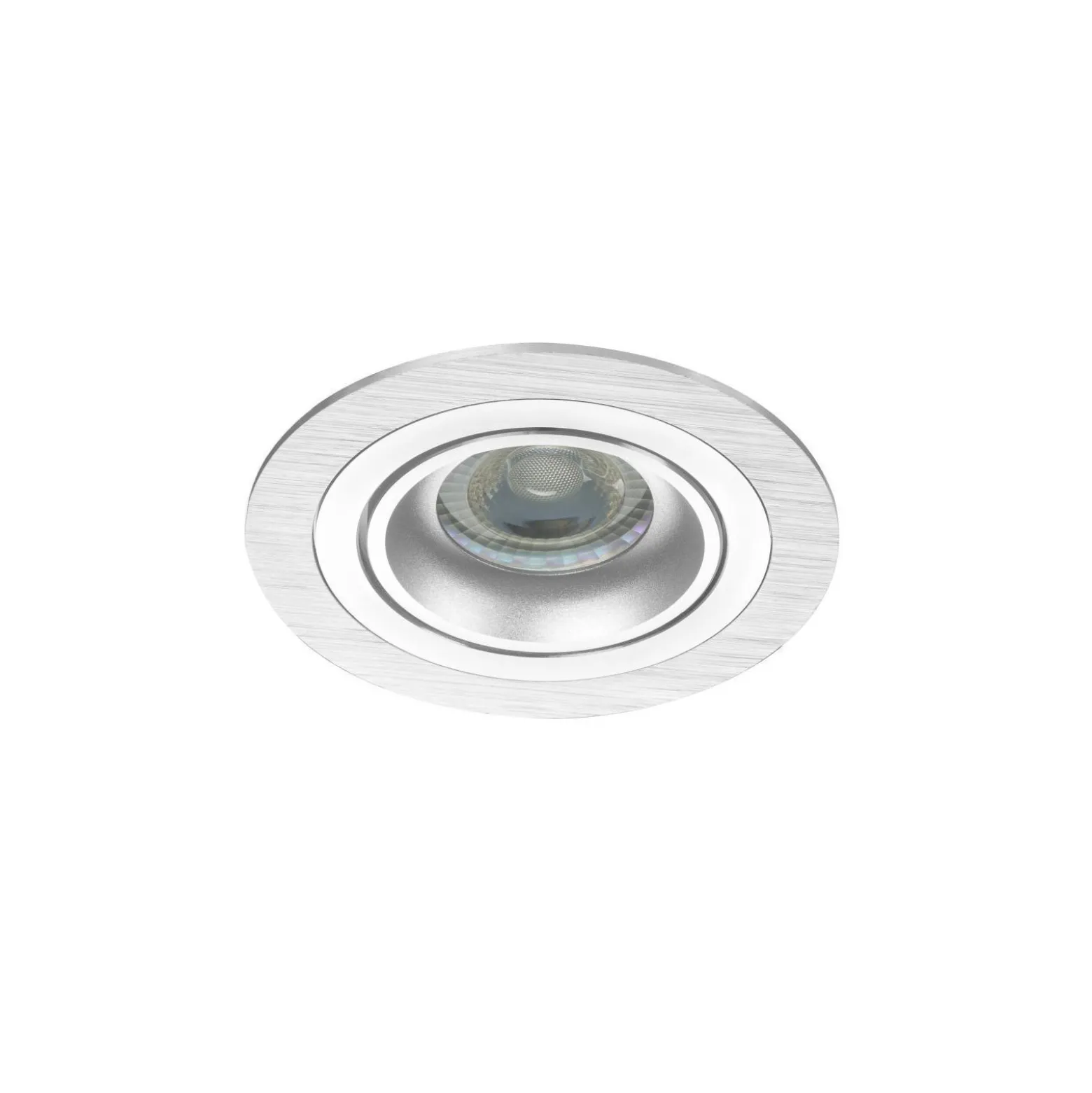 Noxion Infälld Spot Logic MR16 Lutningsbar Aluminium | Utskärning 80mm - GU10 Sockel