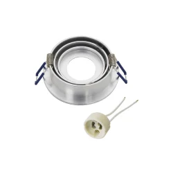 Noxion Infälld Spot Logic MR16 Lutningsbar Aluminium | Utskärning 80mm - GU10 Sockel