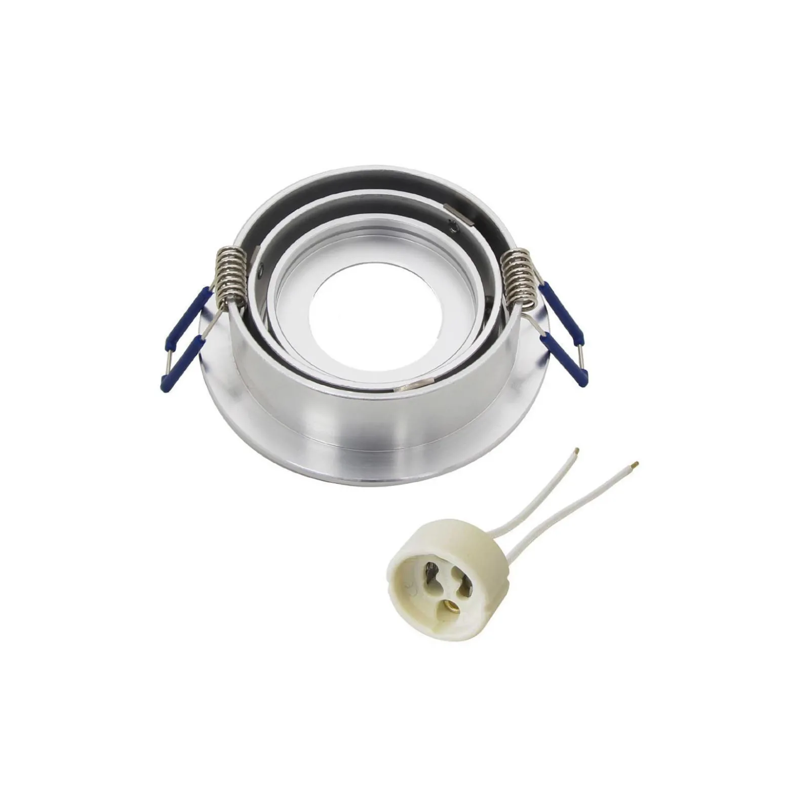 Noxion Infälld Spot Logic MR16 Lutningsbar Aluminium | Utskärning 80mm - GU10 Sockel
