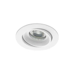 Noxion Infälld Spot Vision MR16 Lutningsbar Vit | Utskärning 69mm - GU10 Sockel