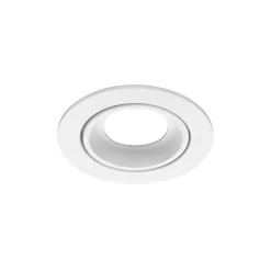 Noxion Infälld Spot Vision MR16 Lutningsbar Vit | Utskärning 69mm - GU10 Sockel