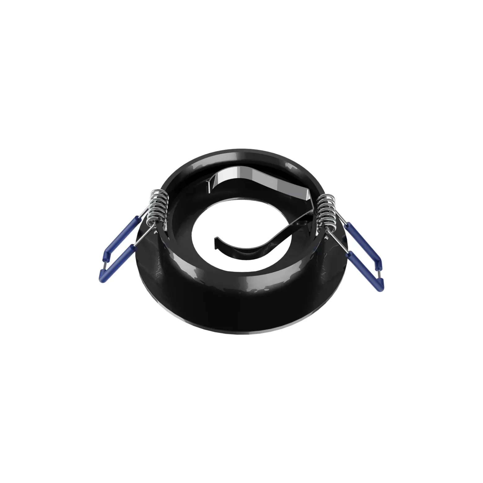 Noxion Infälld Spot Vision MR16 Lutningsbar Glänsande Svart | 82mm - Utskärning 69mm - IP20 - Inkl. GU10 Sockel