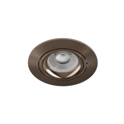 Noxion Infälld Spot Vision MR16 Lutningsbar Glänsande Bronze | 82mm - Utskärning 69mm - IP20 - Inkl. GU10 Sockel