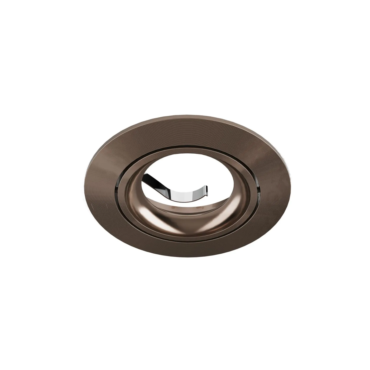 Noxion Infälld Spot Vision MR16 Lutningsbar Glänsande Bronze | 82mm - Utskärning 69mm - IP20 - Inkl. GU10 Sockel