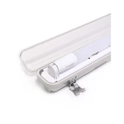 Noxion LED Allmänbruksarmatur Vattentät ArmaturPoseidon V2.0incl. 1x Noxion LED Rör T8 Standard Output 9W 900lm - 830 Varm Vit | 60cm