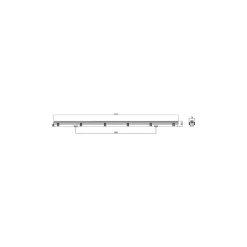 Noxion LED Allmänbruksarmatur Vattentät Armatur Poseidon V2.0 | Passande För 1x150cm LED Rör