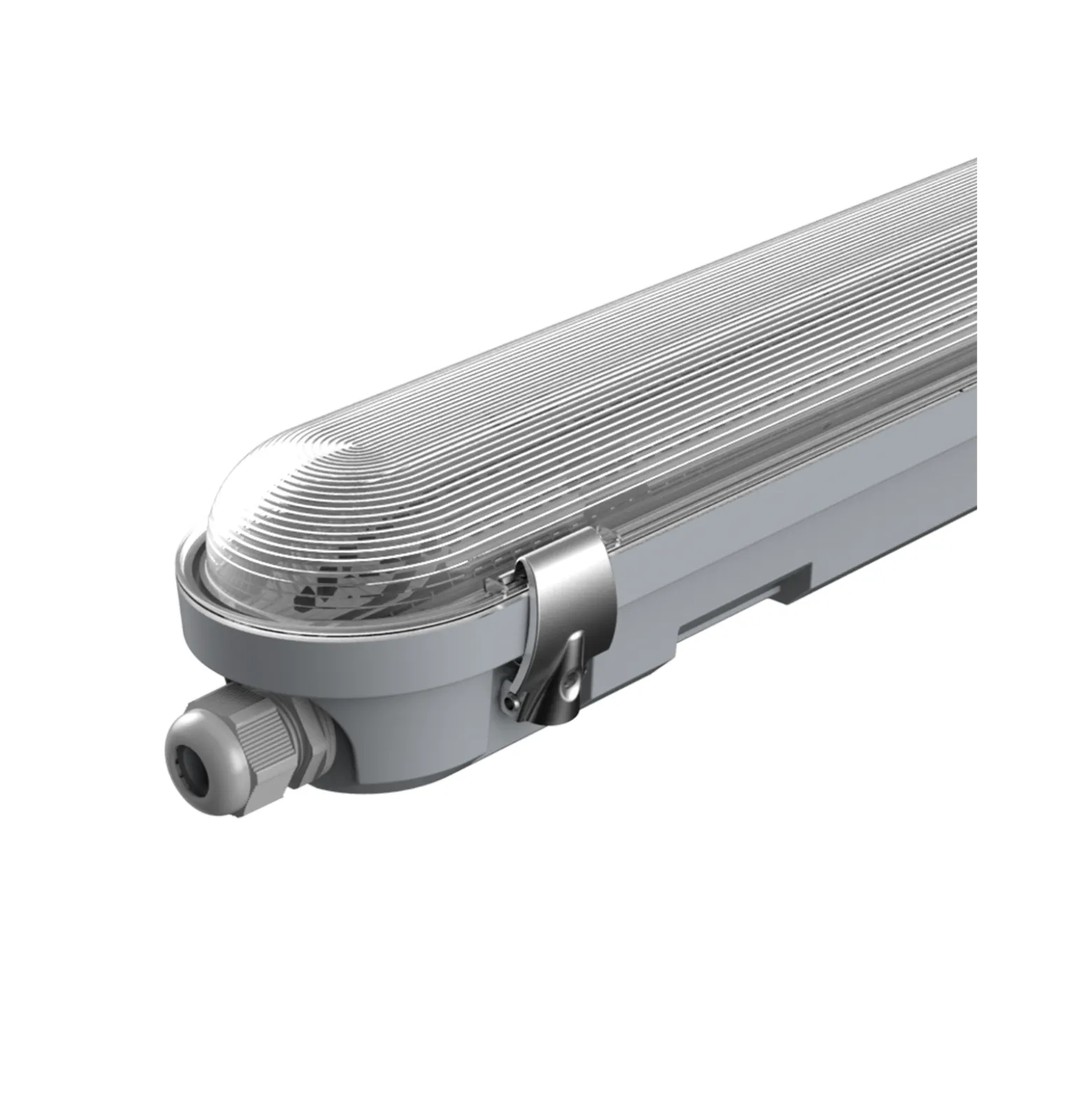 Noxion LED Allmänbruksarmatur Vattentät Poseidon V3.0 65W 8450/9100lm - 830-865 CCT | 150cm - Kabelgenomföring (5x2.5mm2) - Rörelse- Och Ljussensor