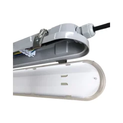 Noxion LED Allmänbruksarmatur Vattentät Poseidon V3.0 30W 3900/4200lm - 830-865 CCT | 120cm - Kabelgenomföring (5x2.5mm2) - Dali Dimbar