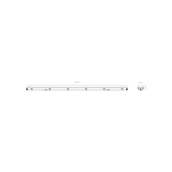 Noxion LED Allmänbruksarmatur Vattentät Poseidon V3.0 65W 8450/9100lm - 830-865 CCT | 150cm - Kabelgenomföring (5x2.5mm2) - Dali Dimbar
