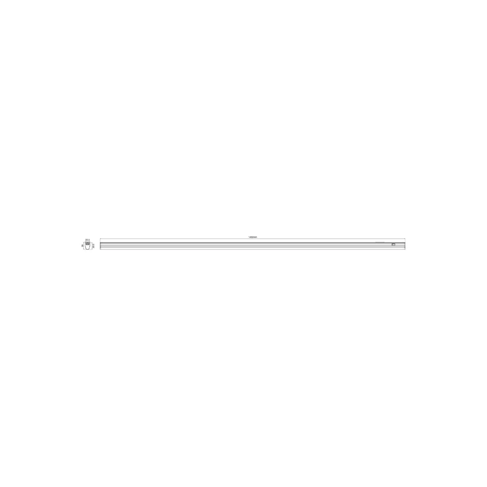 Noxion LED Allmänbruksarmatur Batline V2.0 19W 2370lm - 830-865 CCT | 150cm
