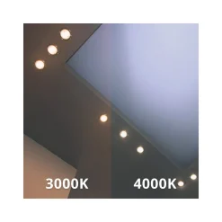 Noxion LED Downlight Apollo 20W 2300lm 60D - 830 Varm Vit | 220mm - Utskärning 200mm - Alu Reflektor - UGR <19
