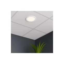 Noxion LED Downlight Ecowhite Vit 18W 1530lm 110D - 830 840 860 Justerbar Vit | 217mm - Utskärning 55-175mm - Dimbar