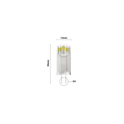 Noxion LED Kapsel G4 1.8W 180lm - 830 Varm Vit| Ersättare 20W