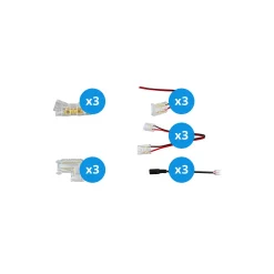 Noxion Led-Ljusslingor Naga - Anslutningsstycke Enkel Färg 10mm - Liten 15st