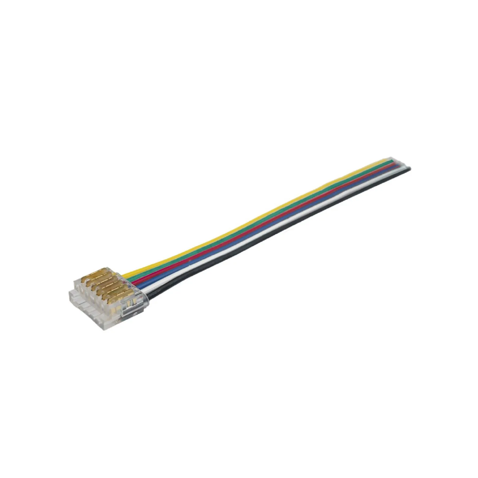 Noxion Led-Ljusslingor Naga - Ljusslingor to Tråd 15cm Anslutningsstycke - single use (6pin/RGB+Dual Vit/12mm)