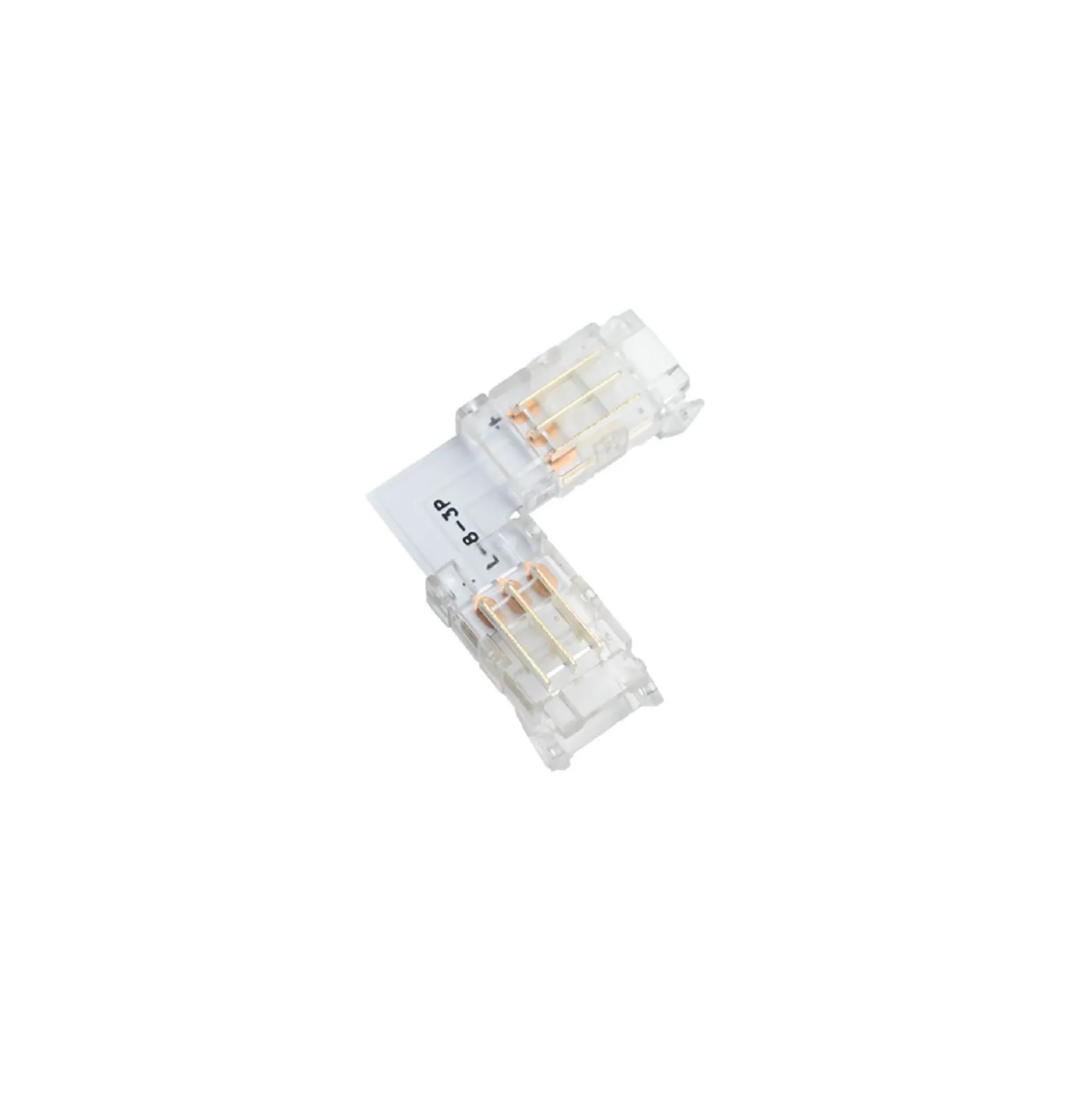 Noxion Led-Ljusslingor Naga - Ljusslingor to L Anslutningsstycke (3pin/Dual Vit/8mm)