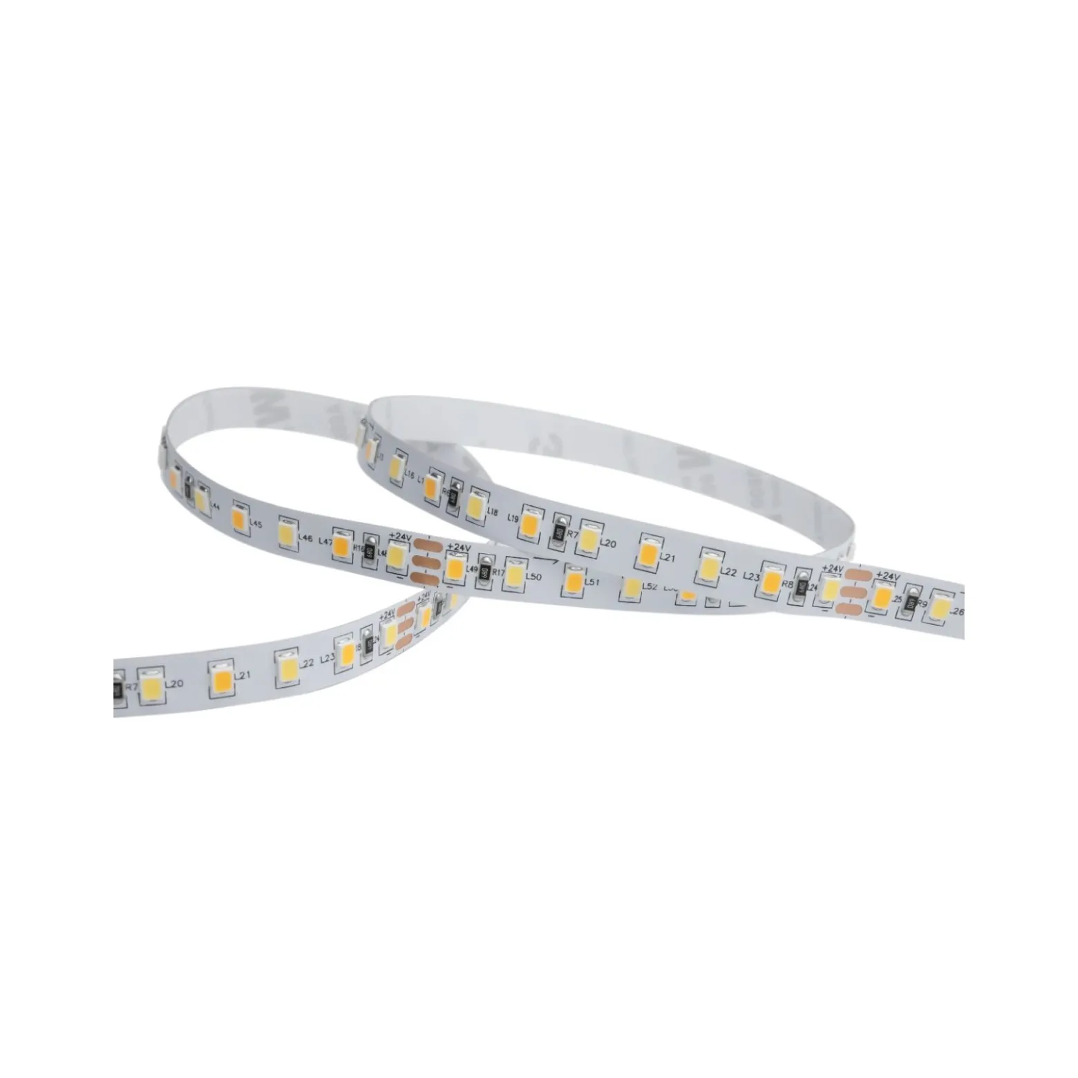 Noxion Led-Ljusslingor Naga 5 Meter Komplett set - Smart Wifi - 24V - 120LEDs/m - 9.6W/m - 930-965 Justerbar Vit | 8mm - IP20 - Bästa Färgåtergivning - SMD2835