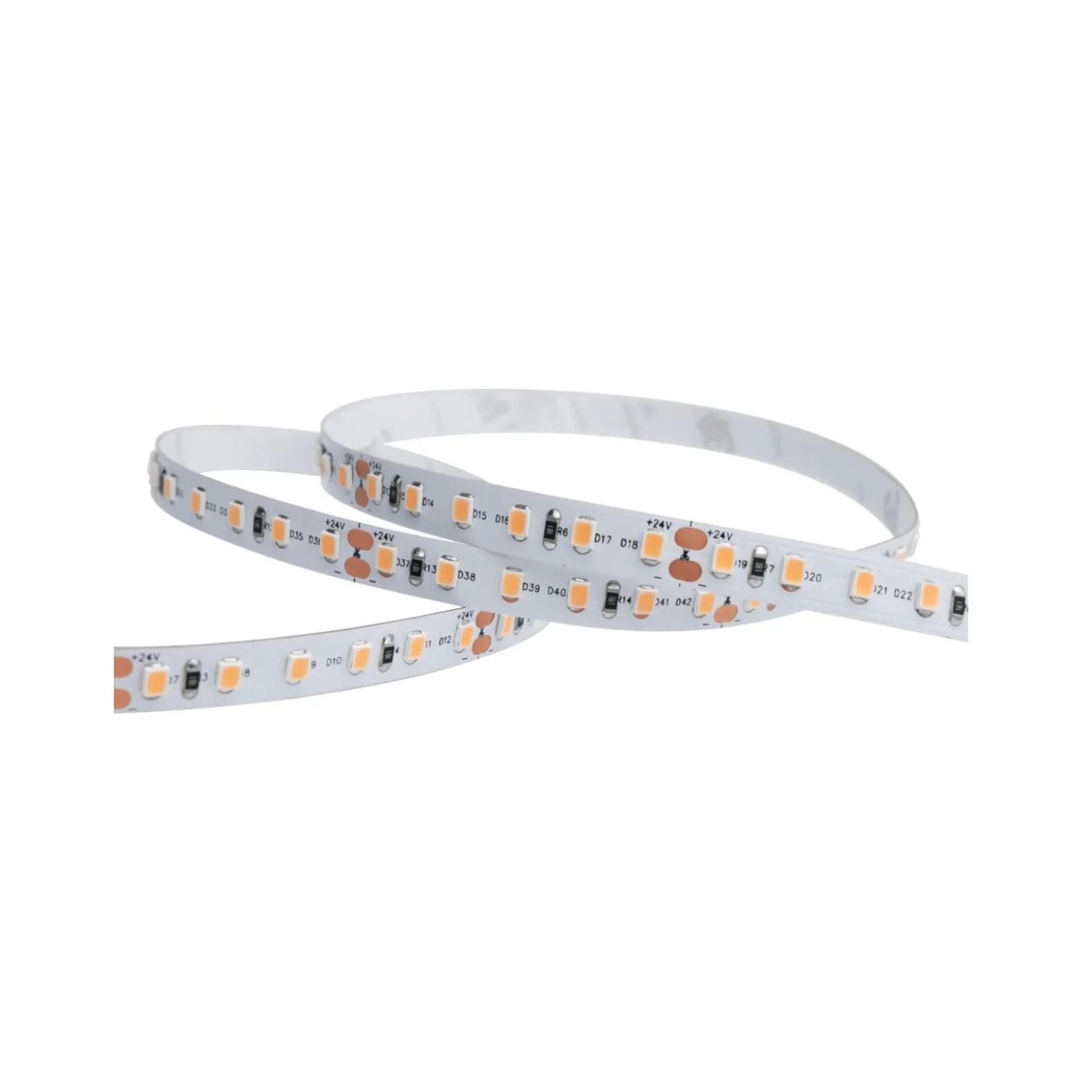 Noxion Led-Ljusslingor Naga 5 Meter Komplett set - Smart Wifi - 24V - 120LEDs/m - 9.6W/m - 927 Extra Varm Vit | 8mm - IP20 - Bästa Färgåtergivning - SMD2835