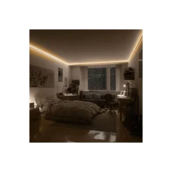Noxion Led-Ljusslingor Naga 5 Meter Komplett set - Smart Wifi - 24V - 120LEDs/m - 9.6W/m - 930 Varm Vit | 8mm - IP20 - Bästa Färgåtergivning - SMD2835