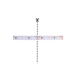 Noxion Led-Ljusslingor Naga 5 Meter 24V - 120LEDs/m - 9.6W/m - 940 Kallvit | 8mm - IP65 - Bästa Färgåtergivning - SMD2835
