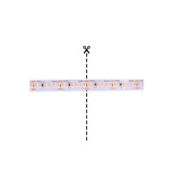 Noxion Led-Ljusslingor Naga 5 Meter IP20 SMD2835/240 24V 16W/m 927 /10mm/2m + DC Sladd