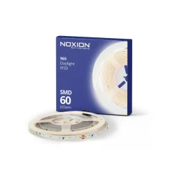 Noxion Led-Ljusslingor Naga 5 Meter IP20 SMD2835/60 24V 4.8W/m 965 /8mm/100mm + DC Sladd