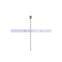 Noxion Led-Ljusslingor Naga 5 Meter IP20 SMD2835/60 24V 4.8W/m 965 /8mm/100mm + DC Sladd