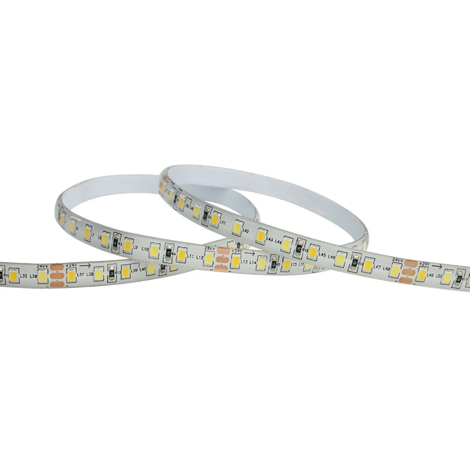 Noxion Led-Ljusslingor Naga 5 Meter 24V - 120LEDs/m - 9.6W/m - 930-965 Justerbar Vit | 8mm - IP65 - Bästa Färgåtergivning - SMD2835