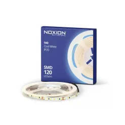 Noxion Led-Ljusslingor Naga 5 Meter IP20 SMD2835/120 24V 9.6W/m 940 /8mm/50mm + DC Sladd