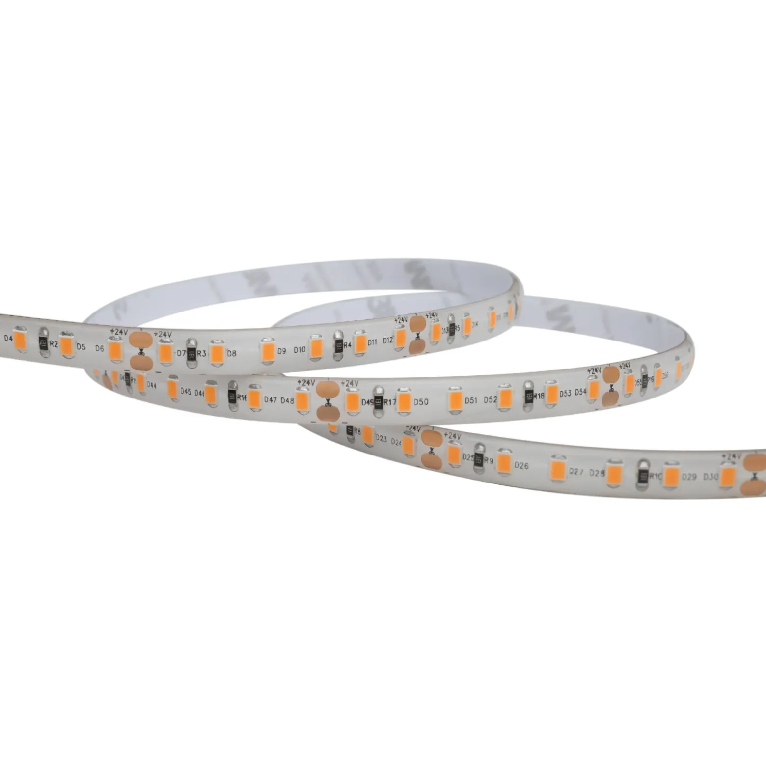 Noxion Led-Ljusslingor Naga 5 Meter 24V - 120LEDs/m - 9.6W/m - 927 Extra Varm Vit | 8mm - IP65 - Bästa Färgåtergivning - SMD2835