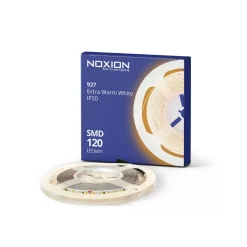 Noxion Led-Ljusslingor Naga 5 Meter IP20 SMD2835/120 24V 9.6W/m 927 /8mm/50mm + DC Sladd