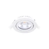 Noxion LED Lutningsbar Slim Spot Vit Runda 6W 350lm 60D - 920-930 Dim To Warm | 85mm - IP54 - Dimbar - Bästa Färgåtergivning