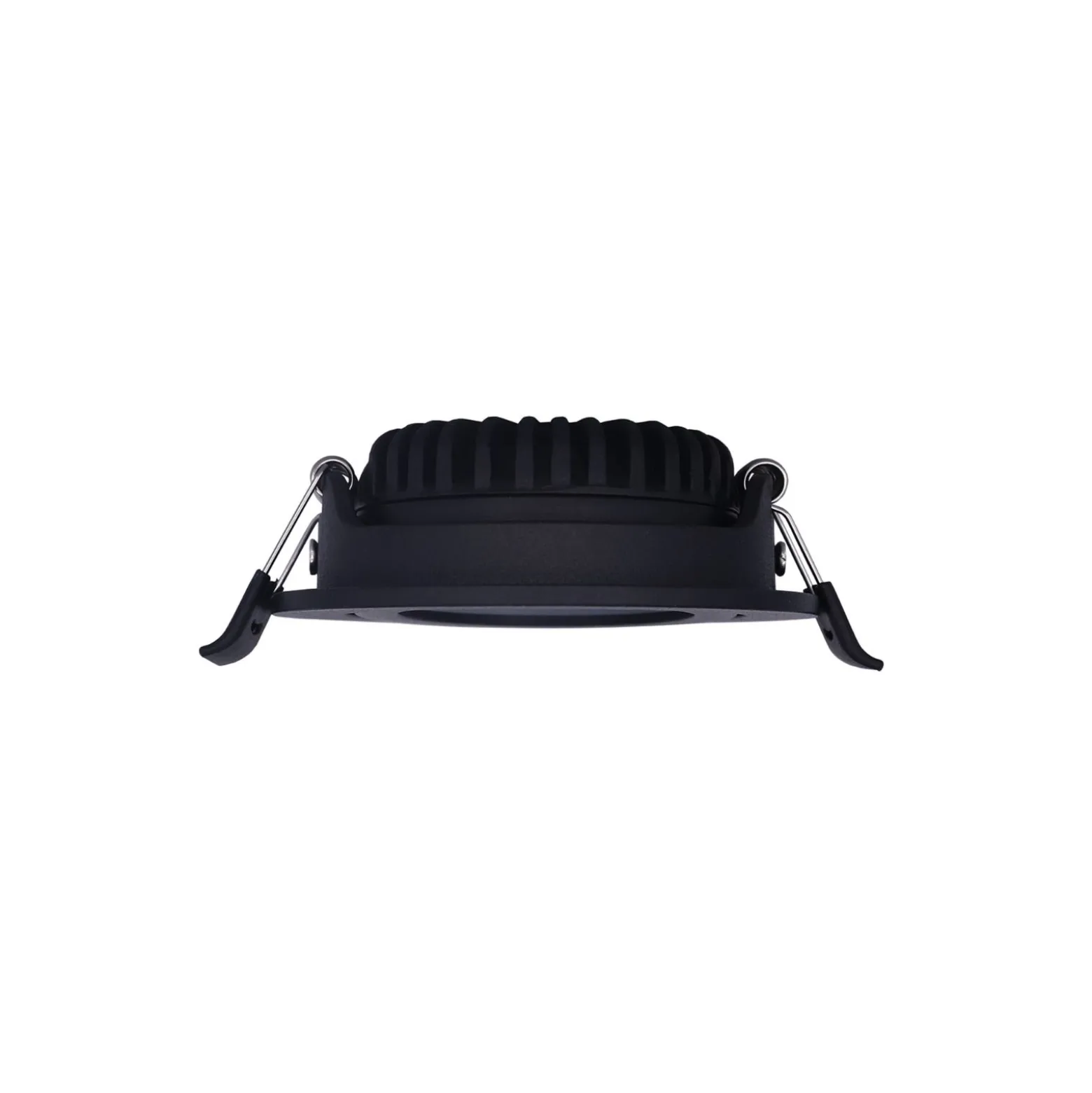 Noxion LED Lutningsbar Slim Spot Svart Runda 5W 550lm 60D - 940 Kallvit | 85mm - IP54 - Dimbar - Bästa Färgåtergivning