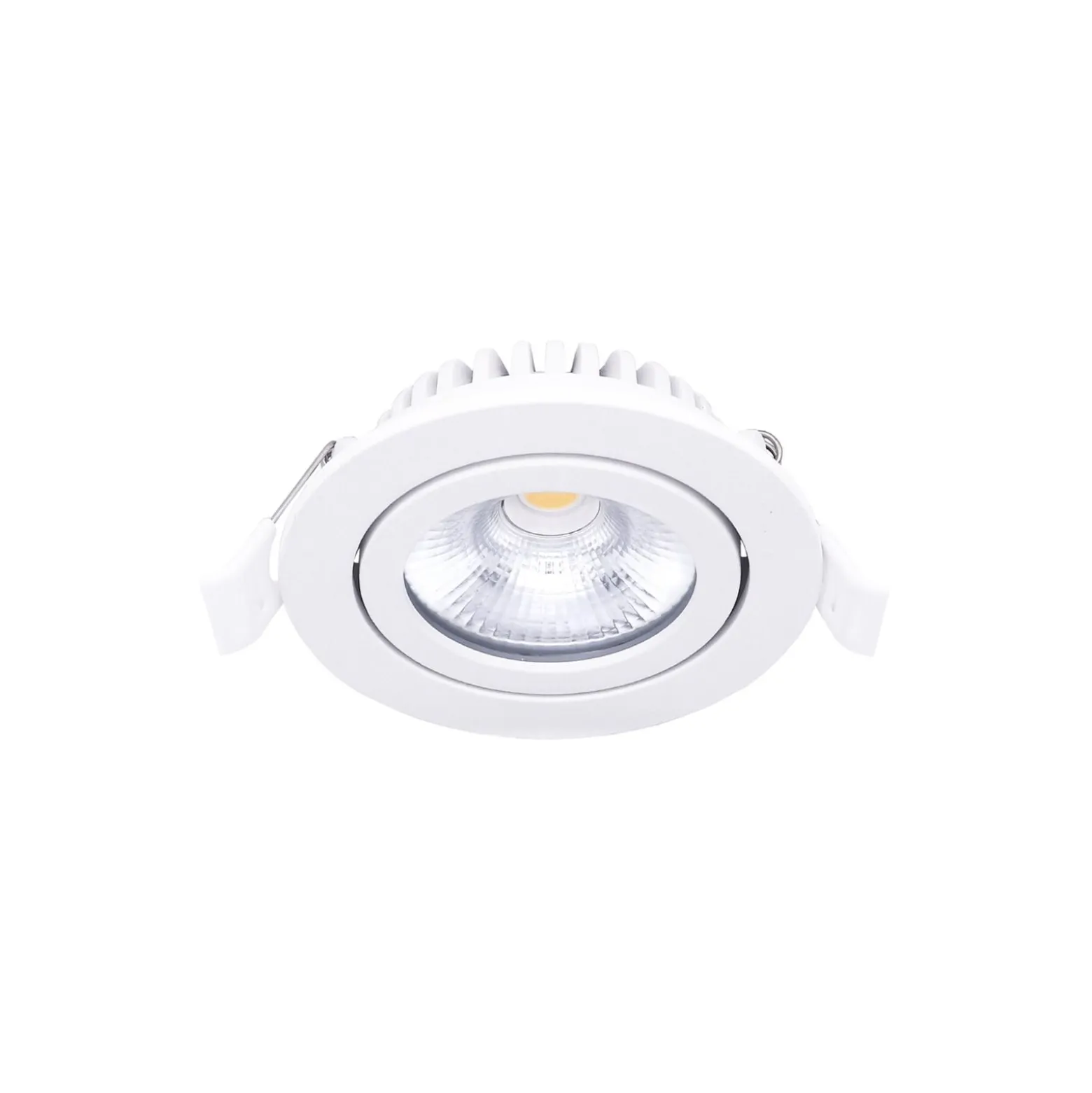 Noxion LED Lutningsbar Slim Spot Vit Runda 6W 520lm 60D - 927 Extra Varm Vit | 85mm - IP54 - Dimbar - Bästa Färgåtergivning