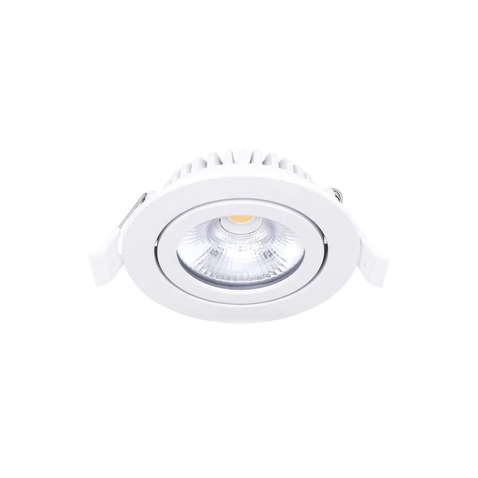 Noxion LED Lutningsbar Slim Spot Vit 6W 550lm - 930 Varm Vit | Utskärning 75mm - IP54 - Bästa färgåtergivning