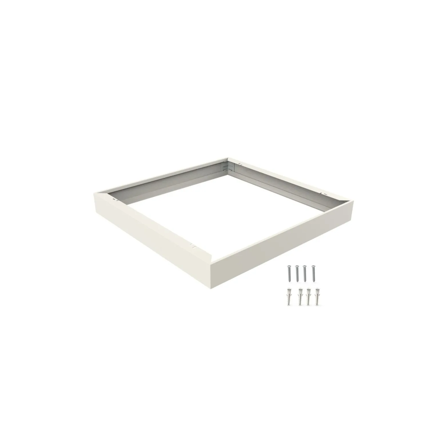 Noxion LED Panel Avtagbar Avtagbar Ytmonterad Kit V2.0 FastSlide 600X600mm for Externt Drivdon