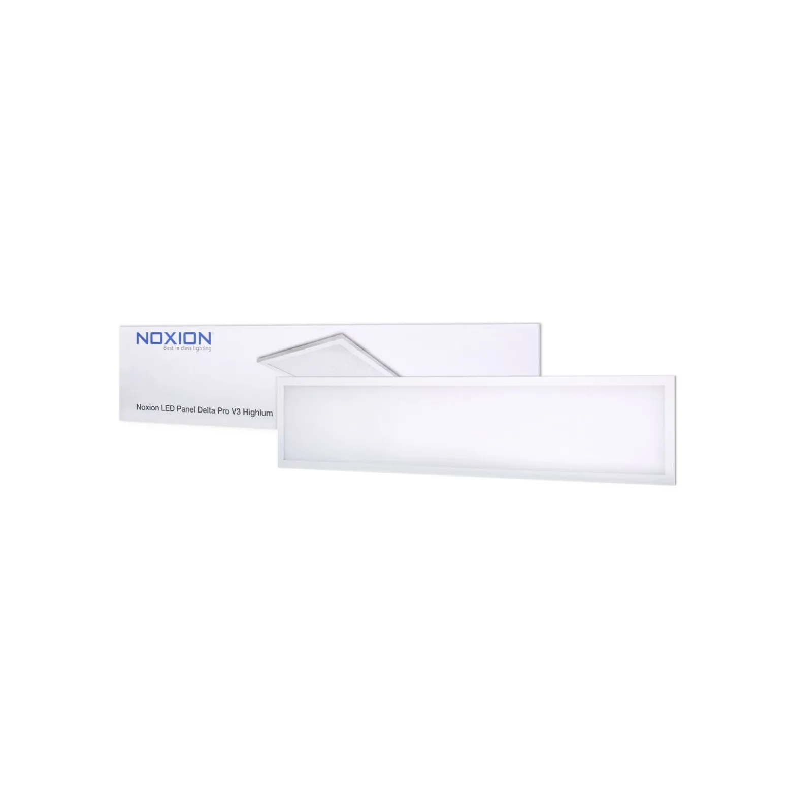 Noxion LED Panel Delta Pro Pronox V3.0 36W 5225lm - 830 Varm Vit | 120x30cm - UGR <19 - Dali Dimbar