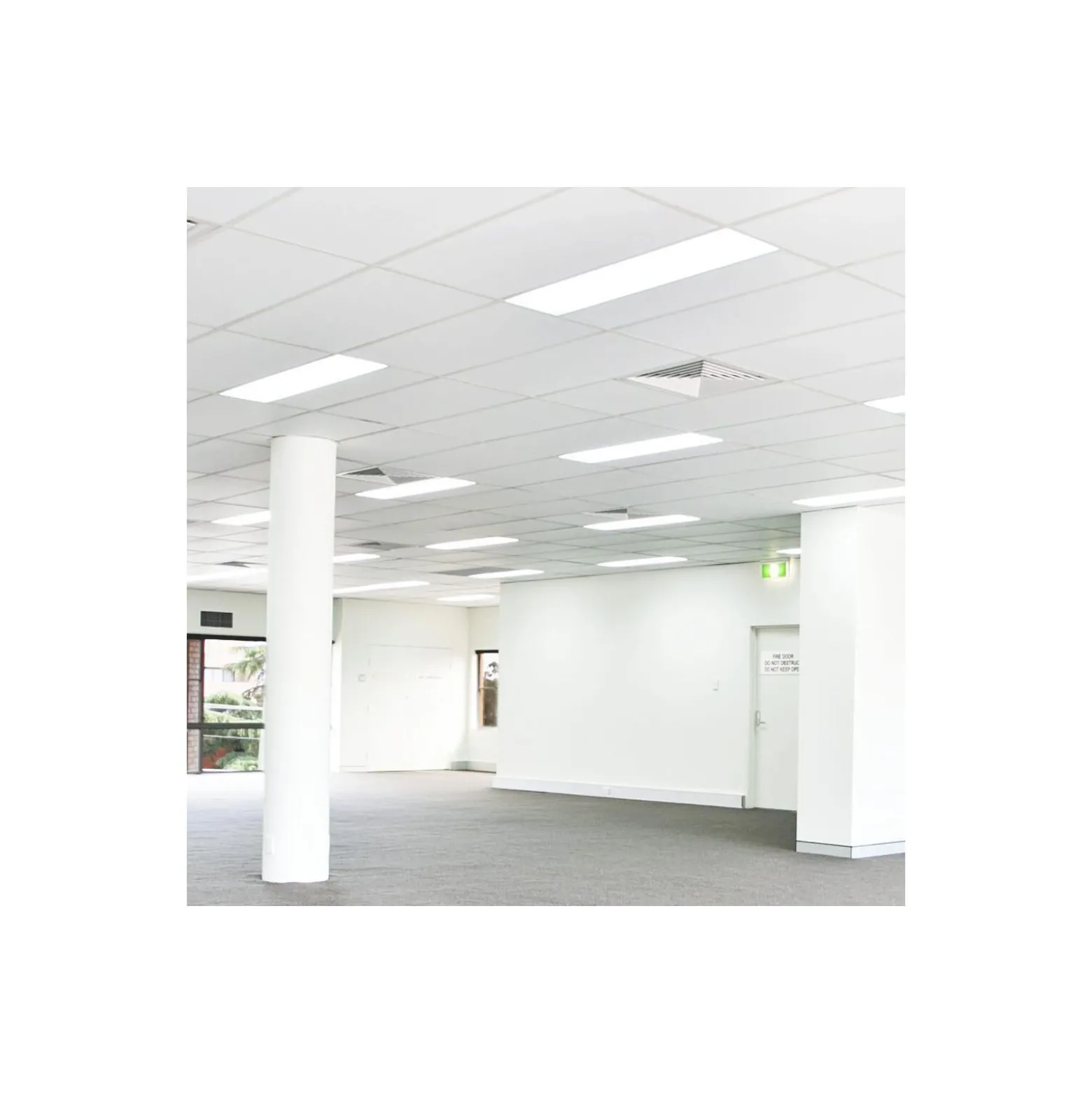 Noxion LED Panel Delta Pro Pronox V3.0 30W 4070lm - 840 Kallvit | 120x30cm - UGR <19 - Dali Dimbar