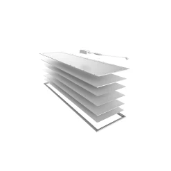 Noxion LED Panel Delta Pro V3 Highlum 36W 4840lm - 830 Varm Vit | 120x30cm - UGR <19 - Philips Xitanium Drivdon