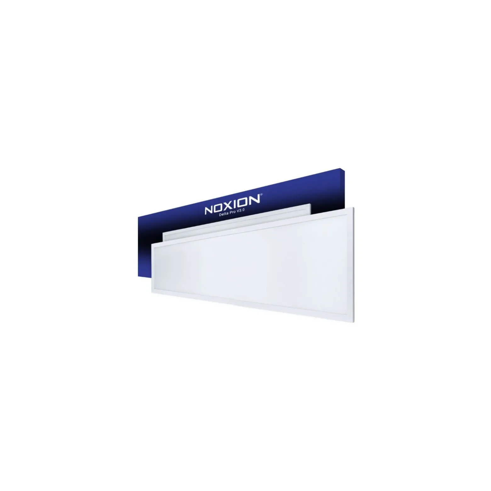 Noxion LED Panel Delta Pro V3 30W 4070lm - 840 Kallvit | 120x30cm - UGR < 19 - Philips Xitanium Drivdon - 3 Timmar Nödbelysning