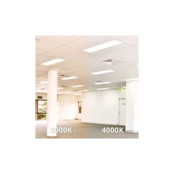 Noxion LED Panel Delta Pro V3 30W 3960lm - 830 Varm Vit | 120x30cm - UGR <19 - Philips Xitanium Drivdon - 3 Timmar Nödbelysning