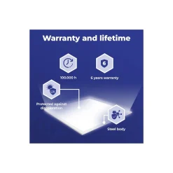 Noxion LED Panel Delta Ultra Efficiency - 200lm/W - 18W 3600lm - 840 Kallvit | 60x60cm - UGR<19 - Backlit