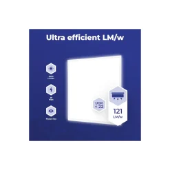 Noxion LED Panel Ecowhite V4.0 28W 3400lm - 840 Kallvit | 60x60cm - Philips driver