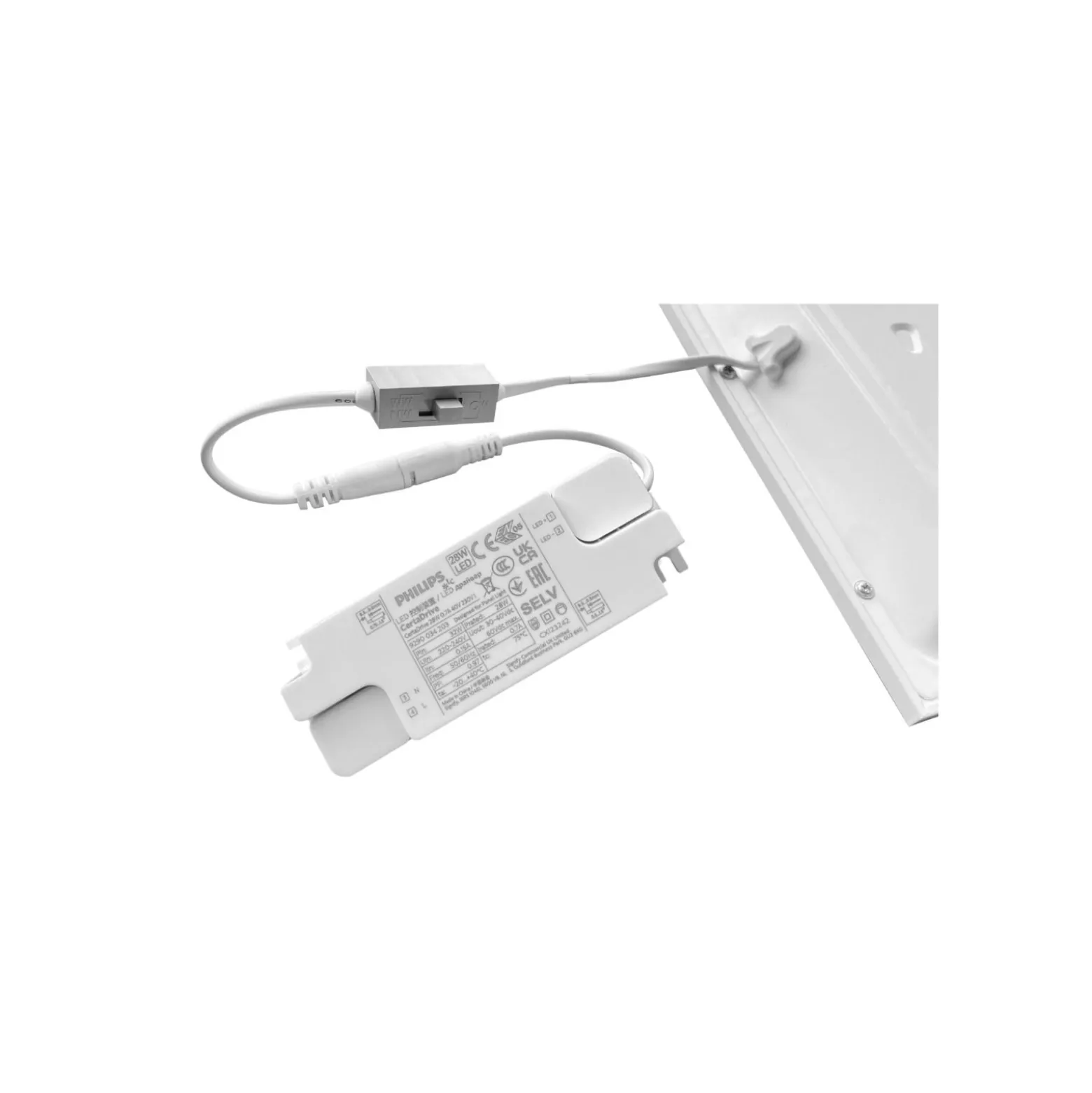 Noxion LED Panel Ecowhite V4.0 28W 3360lm - 830-840-865 CCT | 60x60cm - Philips driver