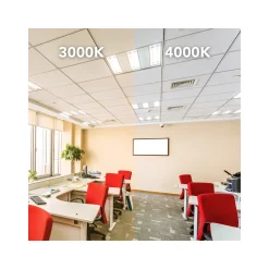 Noxion LED Panel Louvre Excell Pronox 34W 3650lm - 840 Kallvit | 120x30cm - UGR 152 - Dali Dimbar