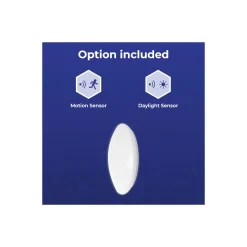Noxion LED Plafond Corido V2 Vit 12/16/20W 2000lm 830-840-865 CCT | IP44 - Rörelse- och Ljussensor