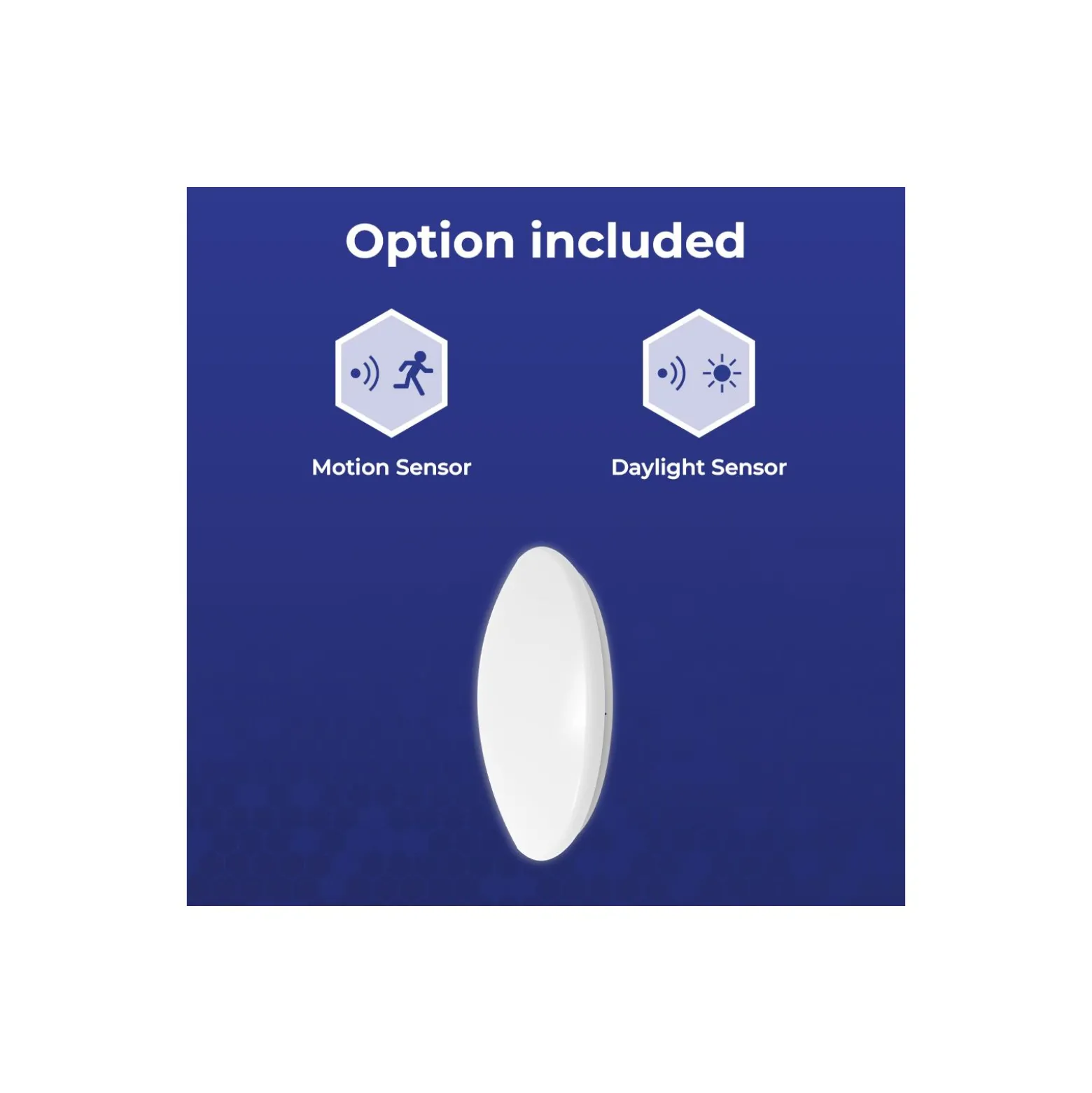 Noxion LED Plafond Corido V2 Vit 12/16/20W 2000lm 830-840-865 CCT | IP44 - Rörelse- och Ljussensor